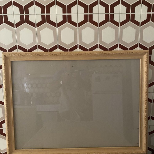 Classic wooden gold carved frame 58x78 cm