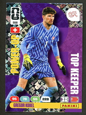2026 Panini World Cup Adrenalyn XL #558 Kobel Power Up πακέτο σαν καινούργιο