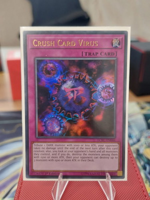 Crush Card Virus Ultra Rare Yu-Gi-Oh! card