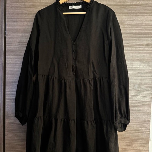 Zara dress new, black, loose fit, size XS