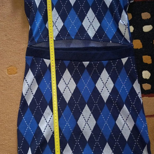 H&M Argyle Dress Size Medium Like New