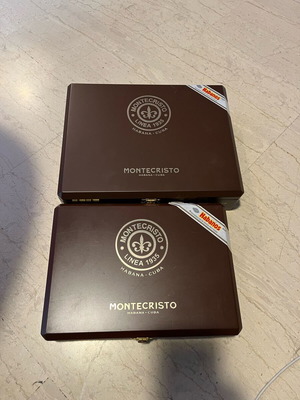 Επετειακά κουτιά κουβανέζικων πούρων Montecristo σειρά Linea 1935 Dumas και Leyenda σαν καινούργια