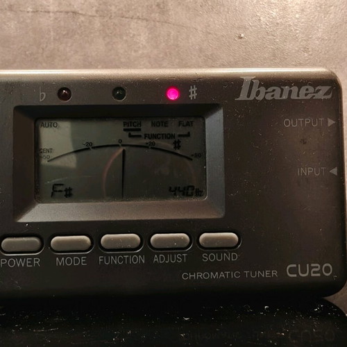 Chromatic Tuner Ibanez CU20 used digital tuner