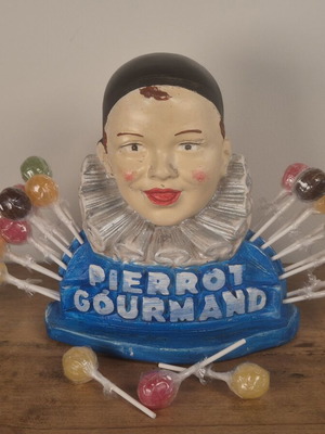 Βίντατζ γύψινη βάση για γλειφιτζούρια Pierrot Gourmand
