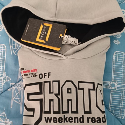 Hashtag hoodie sweatshirt new, size 116 cm for 6 years old