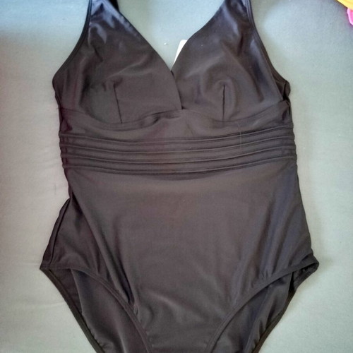 Esmara women's one-piece swimsuits new, pack of 2, black