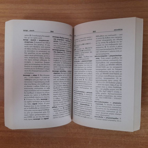 Informatics Dictionary with 3400 Entries, Pelekanos Editions