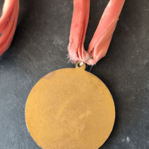 Boccia Medal used, metal, 5 cm diameter