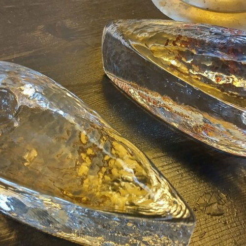 Crystal Candlesticks Pair Like New