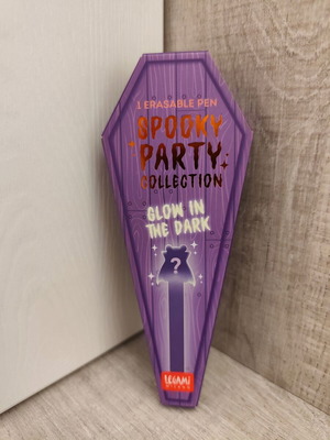 Legami Spooky Party изтриваема химикалка със светещо мастило в лилаво