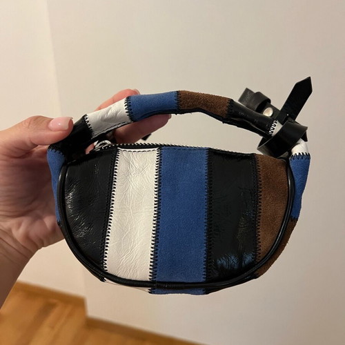 By Far leather mini bag new, multicolor handheld
