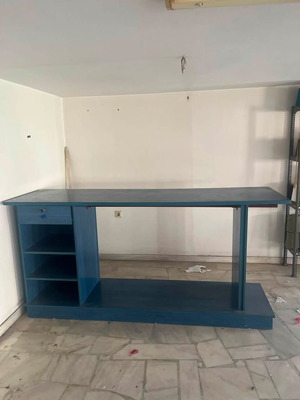 Store Counter Like New With Shelves And Drawer