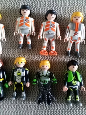 Playmobil Top Agents πακέτο με δέκα φιγούρες μεταχειρισμένες