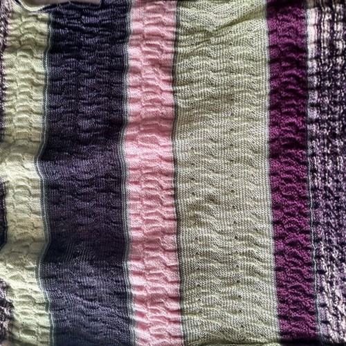 Missoni scarf like new, multicolor with silver thread