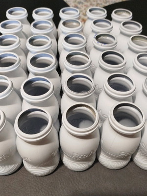Becel Pro Active bottles like new, pack of 50 plastic