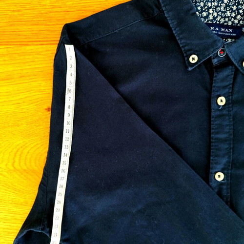 Zara men's shirt dark blue size M like new