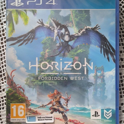 Horizon Forbidden West PlayStation 4 game new, free PS5 upgrade