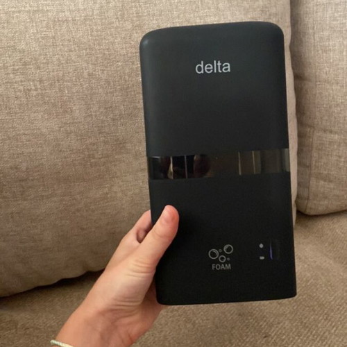 Delta automatic foam soap dispenser 600ml, black