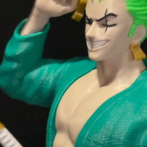Roronoa Zoro 3D printed figure new, 35 cm