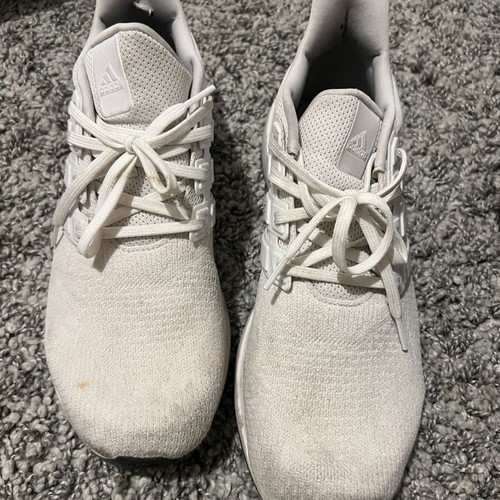 Adidas athletic shoes used, size 44.5, white