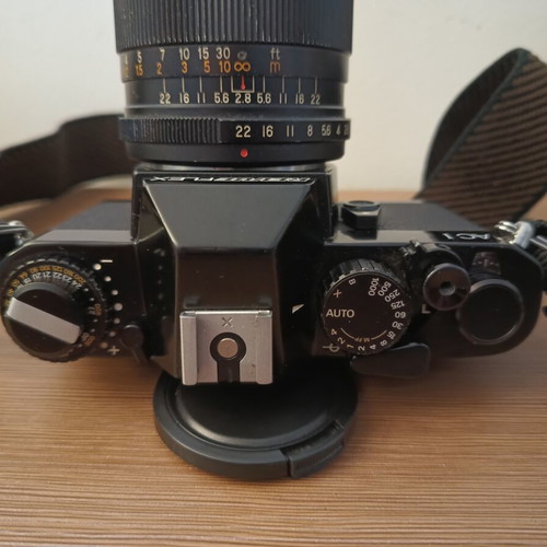 Revueflex AC-1 (Chinon Memotron) analog camera with Revuenon Special 35mm f2.8 lens used