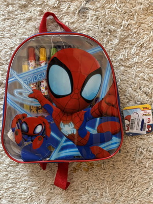 Spidey and His Amazing Friends Spider-Man Painting Set in Backpack new