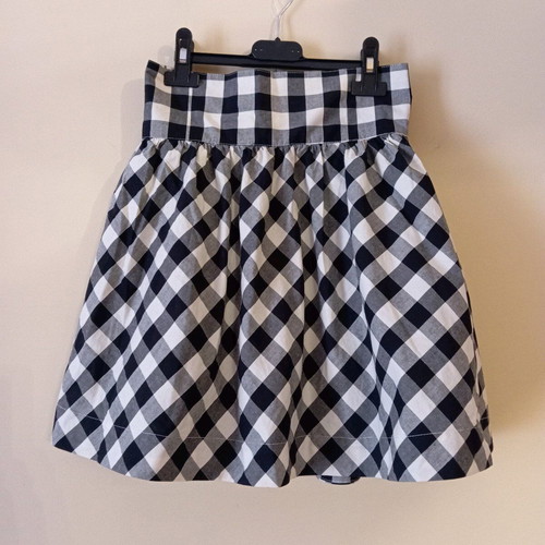 Mini skirt used, high-waisted, size Small with lining
