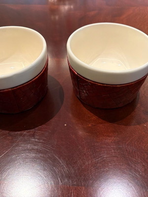 Bowl for nuts like new, set of 2 pieces