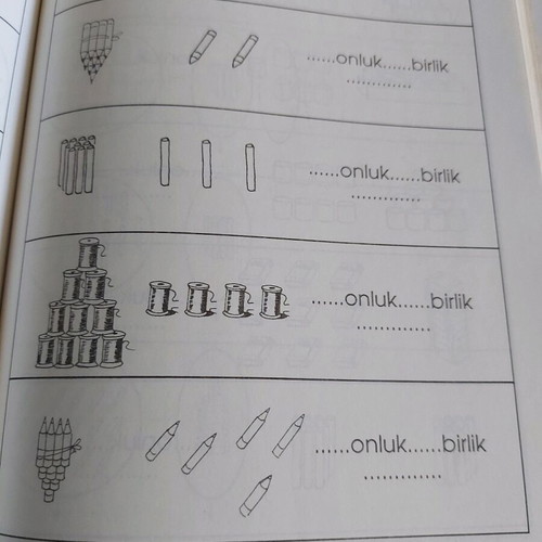 Mathematics textbook for first grade in Turkish like new