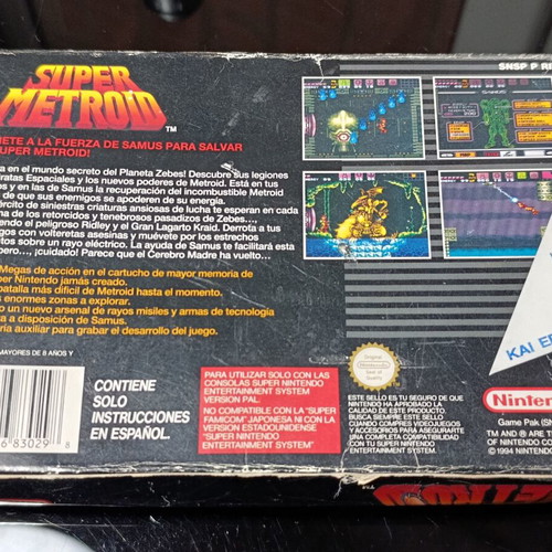 Super Metroid Super Nintendo Entertainment System PAL used