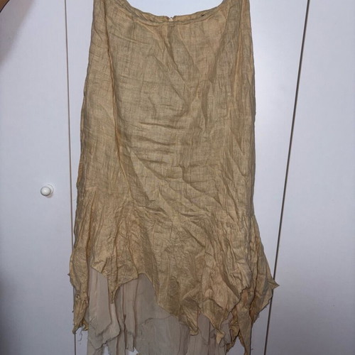 Cinema set midi skirt and top used, beige