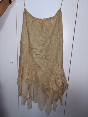 Cinema set midi skirt and top used, beige