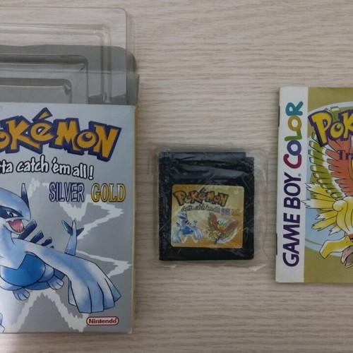 Pokémon Silver Gold for Game Boy Color used