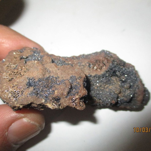 Chalcophanite mineral new Greek size 7 cm, weight 44+ g