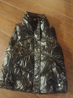 Anel sleeveless shiny vest like new, one size, black