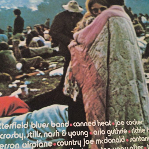 Woodstock 1970 record used, rock