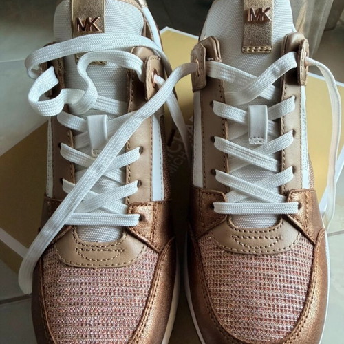 Michael Kors sneakers size 37, brown and gold