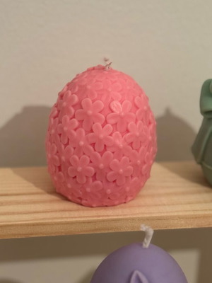 Easter egg candle new, plant-based with scent and color options