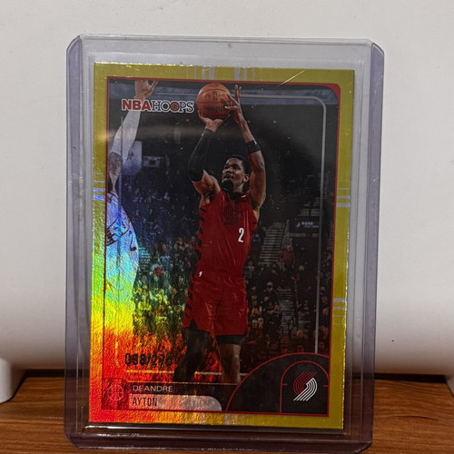 Topps NBA Hoops Deandre Ayton Portland Trail Blazers #5 2025-26 numbered card 98/275