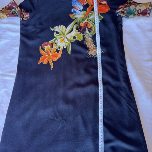 Desigual Lacroix Visegrád Mini Dress like new, black with floral print