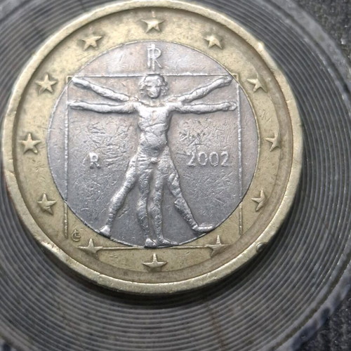 1 Euro Italy 2002 like new with star errors