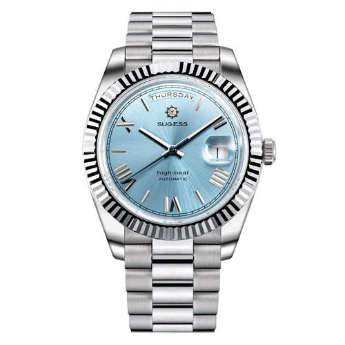 Sugess Hi-Beat Automatic Day Date Watch like new