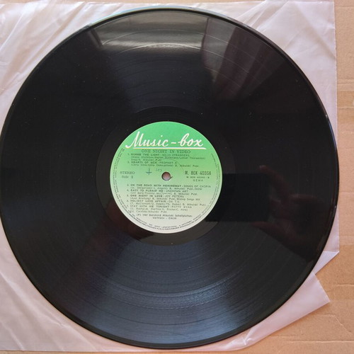 One Night In Video Disco LP like new, electronic