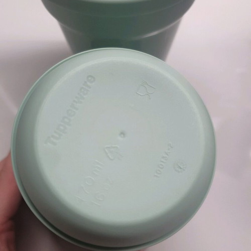 Tupperware Aloha 470ml glass set new