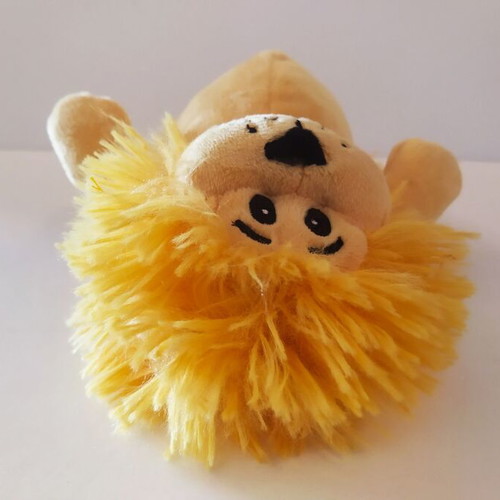 Lion cub stuffed toy used, height 20cm