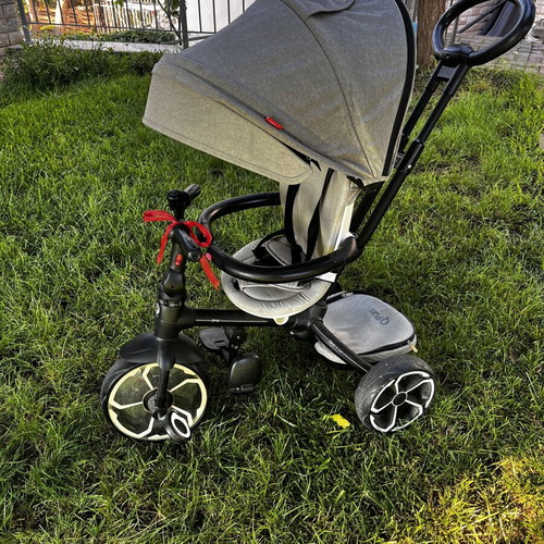 QPlay Prime 4-in-1 Tricycle like new, grey