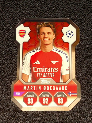 Martin Odegaard SH2 Topps Match Attax Champions League 2024 - 2025 Shield like new