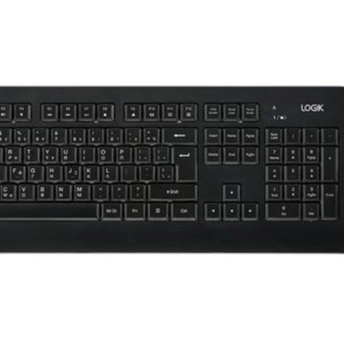 Logik Desktop Wireless Keyboard and Mouse set new, black