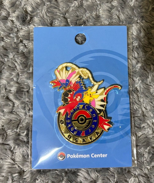 Pokemon Center Osaka Exclusive Pin - Ново & Запечатано!