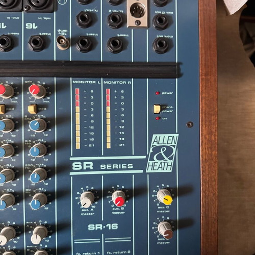 Allen & Heath SR-16 Vintage Analog Mixing Console like new
